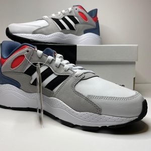 NEW Adidas Crazy Chaos Casual White Red Blue Men Sneakers Size 8